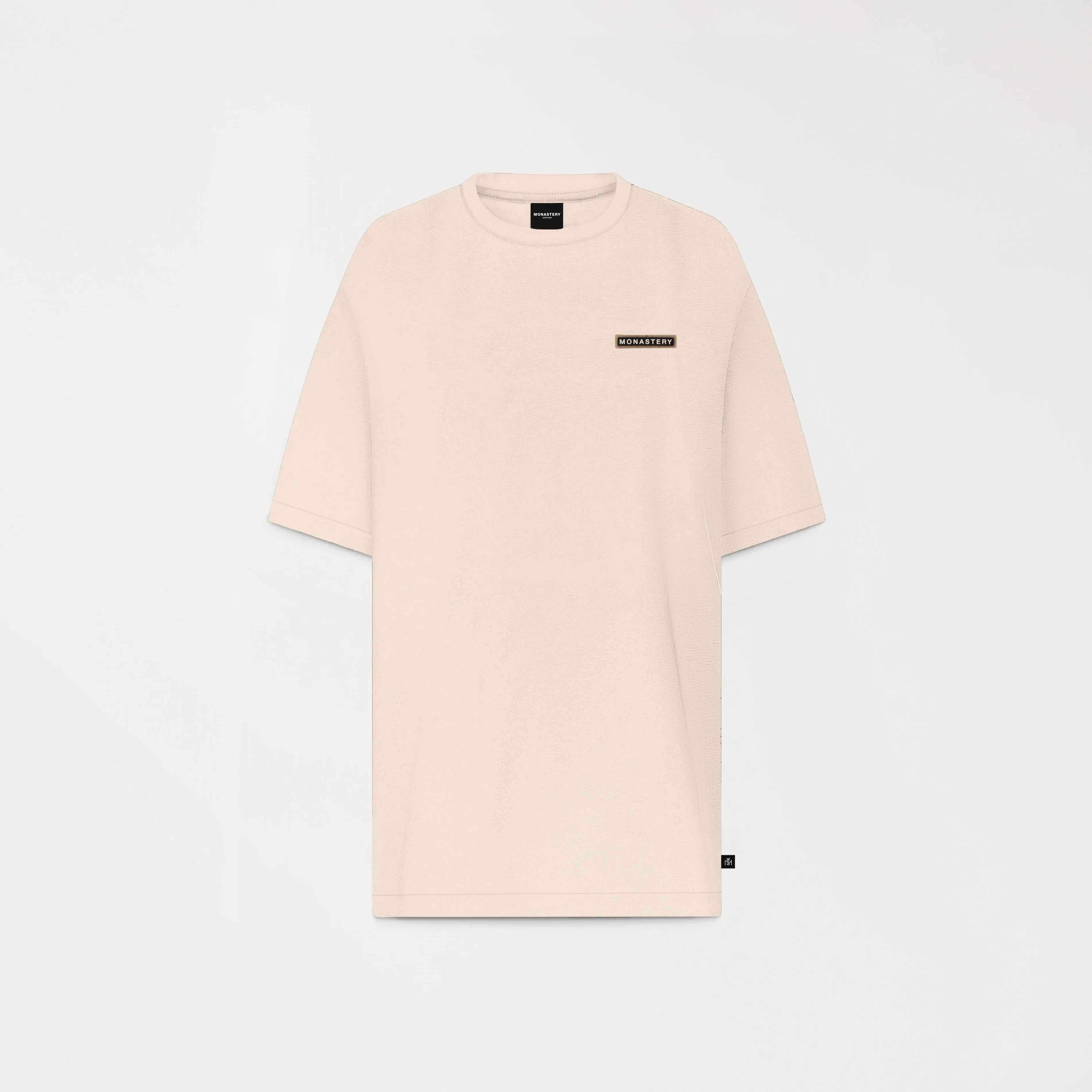 FOWLFIELD T-SHIRT OVERSIZED MEN IRISH CREAM - Monastery